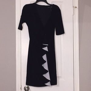 Black and White Ivanka Trump Dress